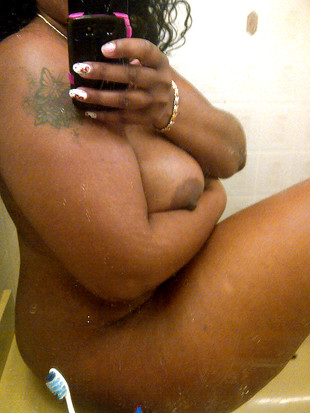 Perfect nude ebony bbw, naked black